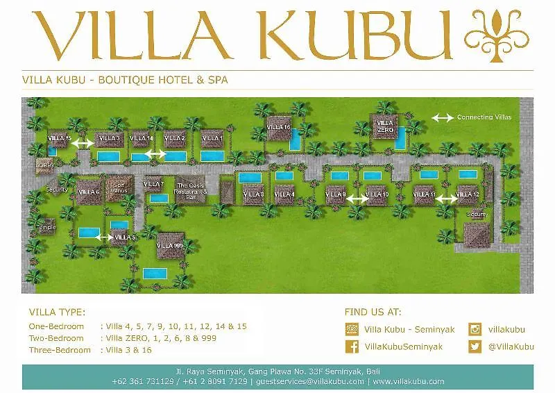 Villa Kubu Seminyak Indonesien